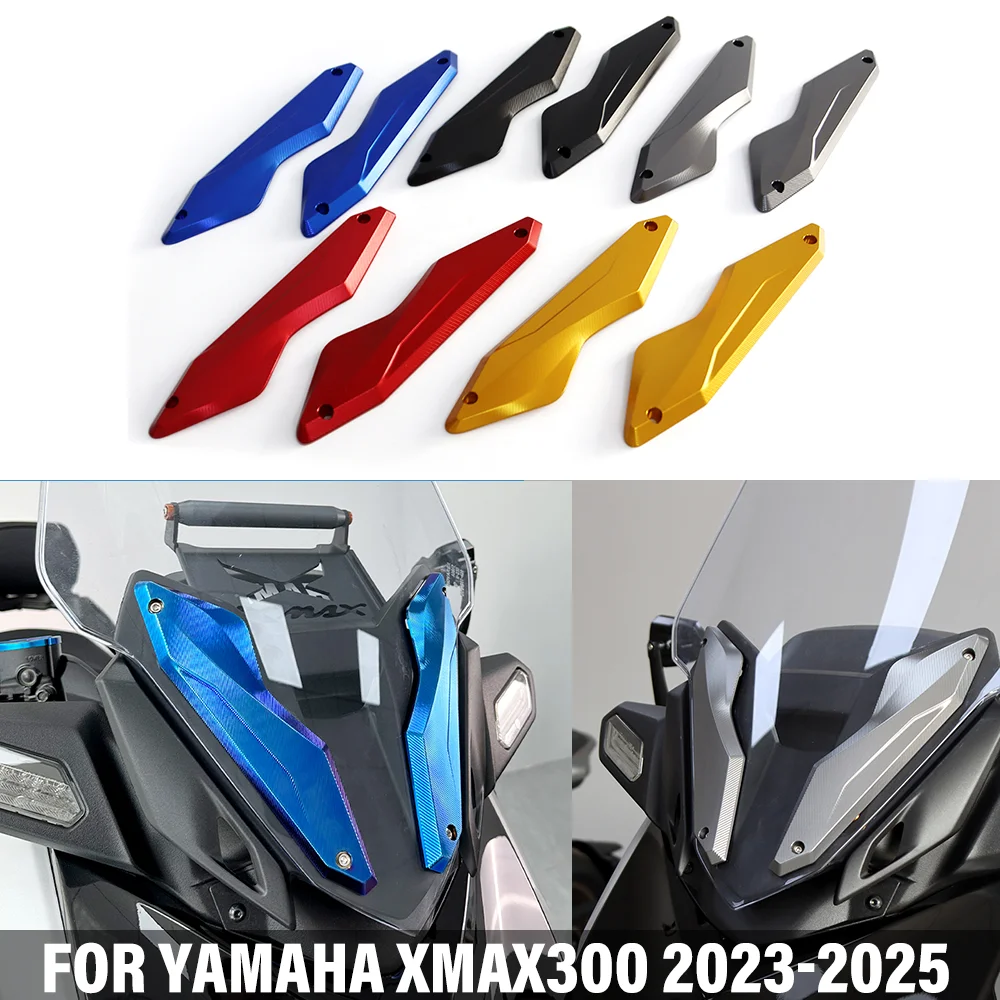 

Motorcycle Windscreen Windshield Bracket Strip Trim Kit Guard Cover Decoration Parts For YAMAHA X-MAX300 XMAX300 2023 2024 2025