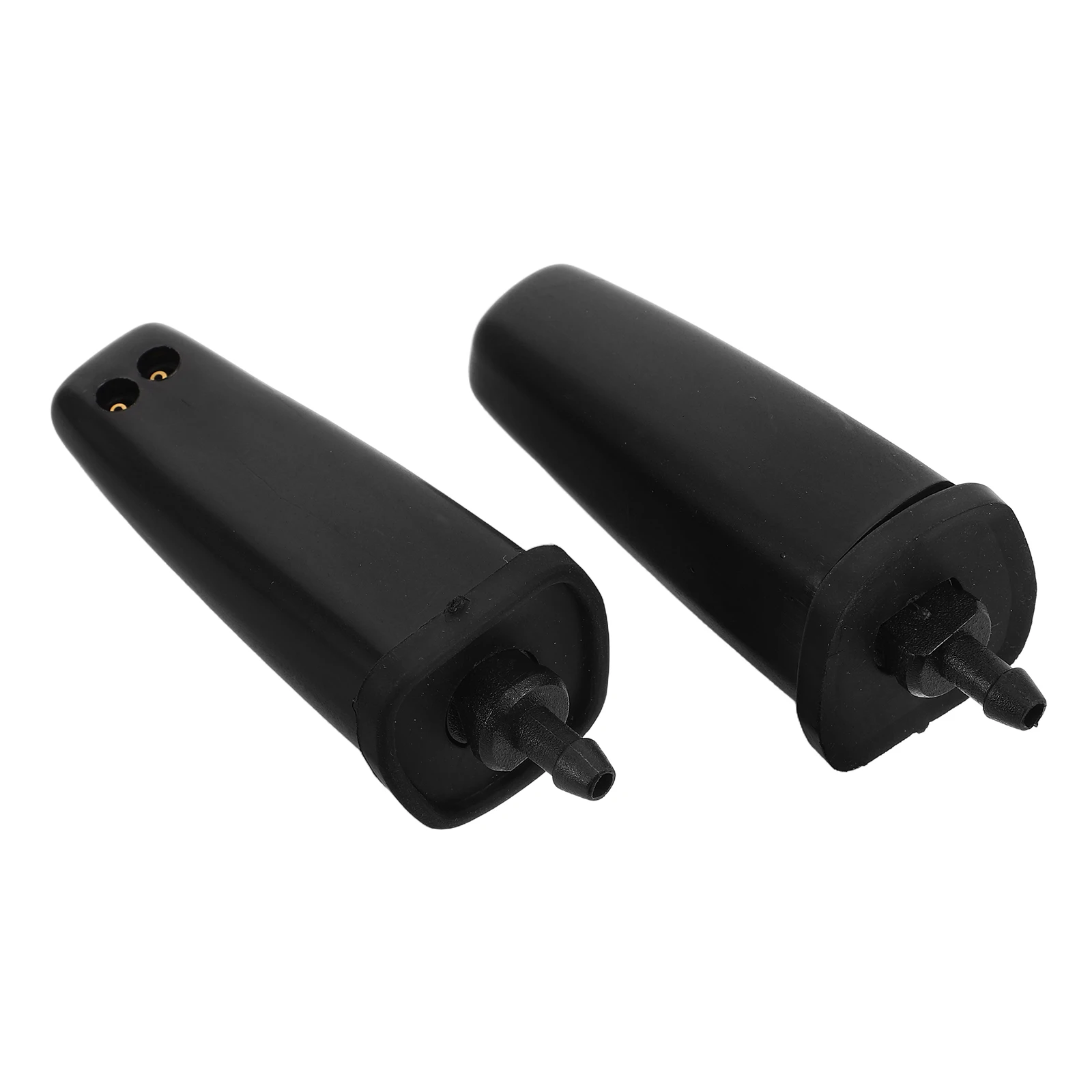 2pcs Car Windshield Wiper Nozzle Front Washer Spray Adjustable Black Water Sprayer Accessories Vehicle Compatibility Precise
