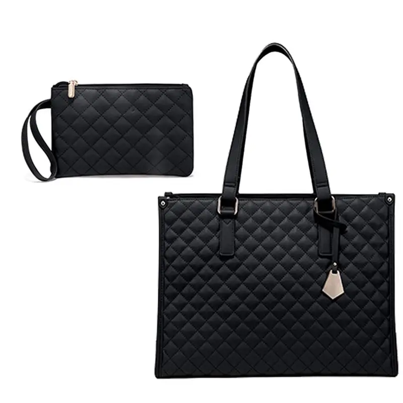 

TEXU With Insulated Lunch Compartment Large Capacity Computer Tote Suitable Forwork Andleisure