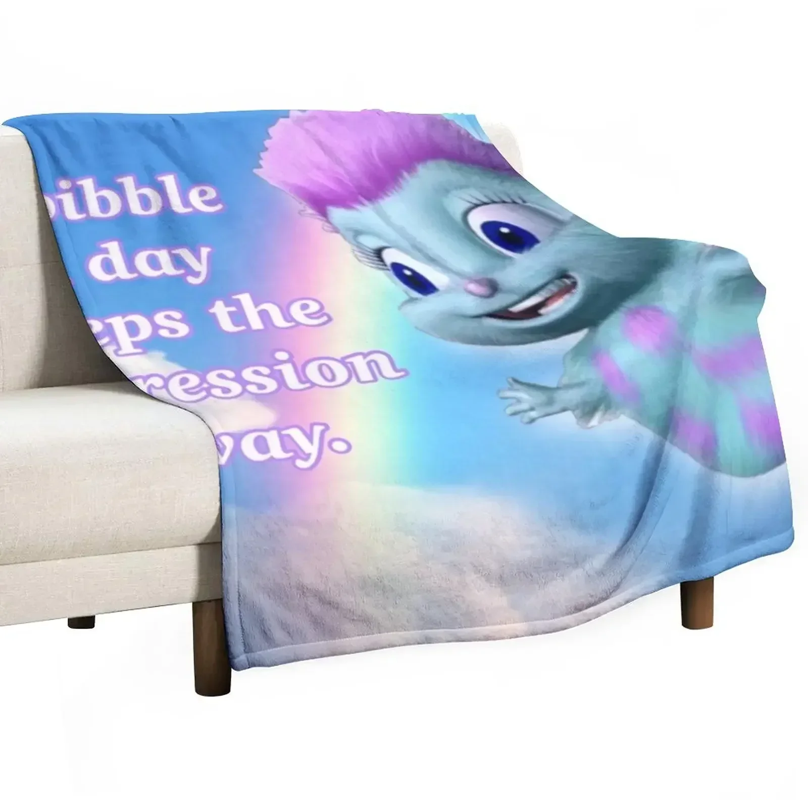 Bibble Motto Throw Blanket for babies Summer For Decorative Sofa Blankets