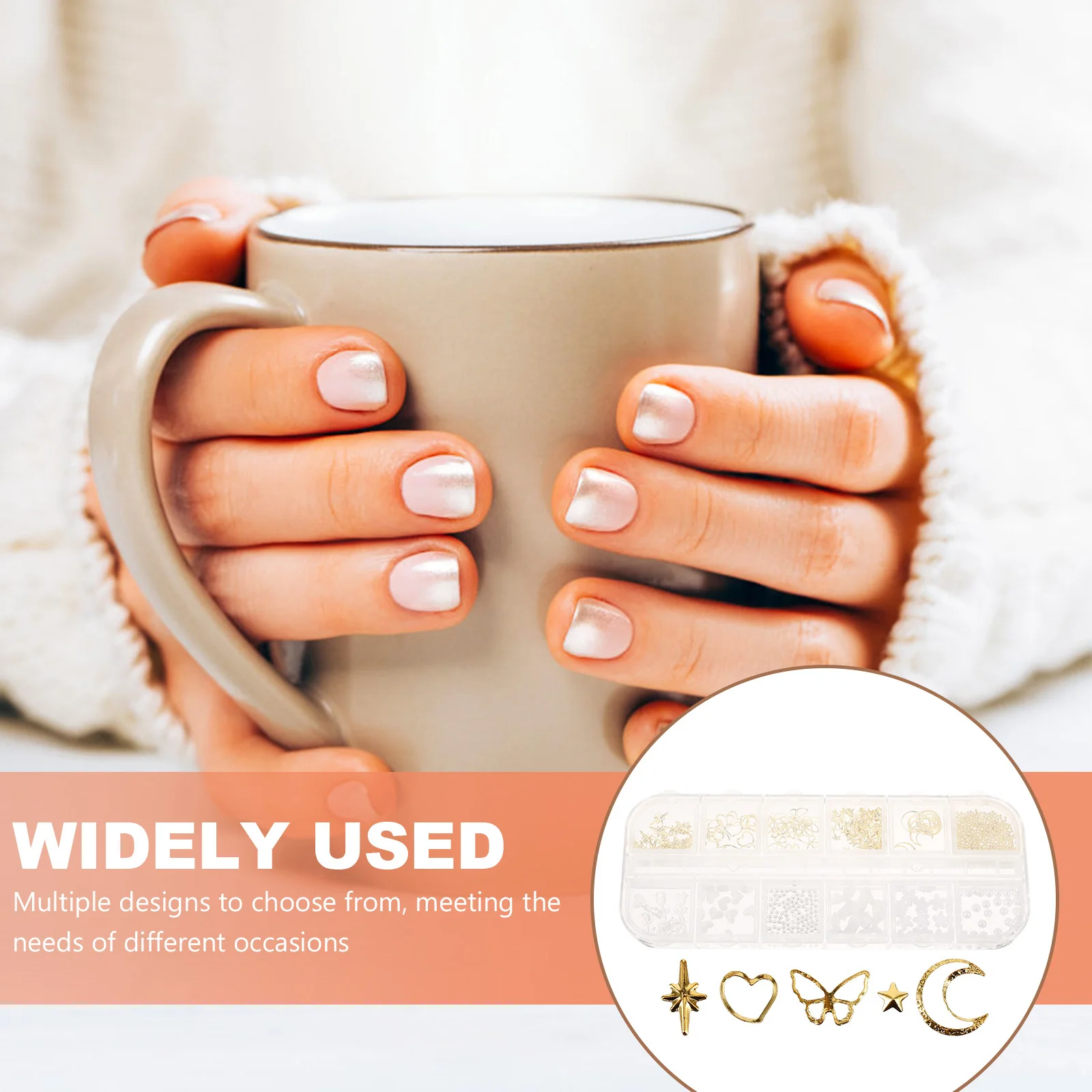 

Nail Decor 3D Charms Assorted Art Supplies Flowers Bows Butterflies Acrylic Gel Nails Trendy Cute Accessories Nail Art Supplies