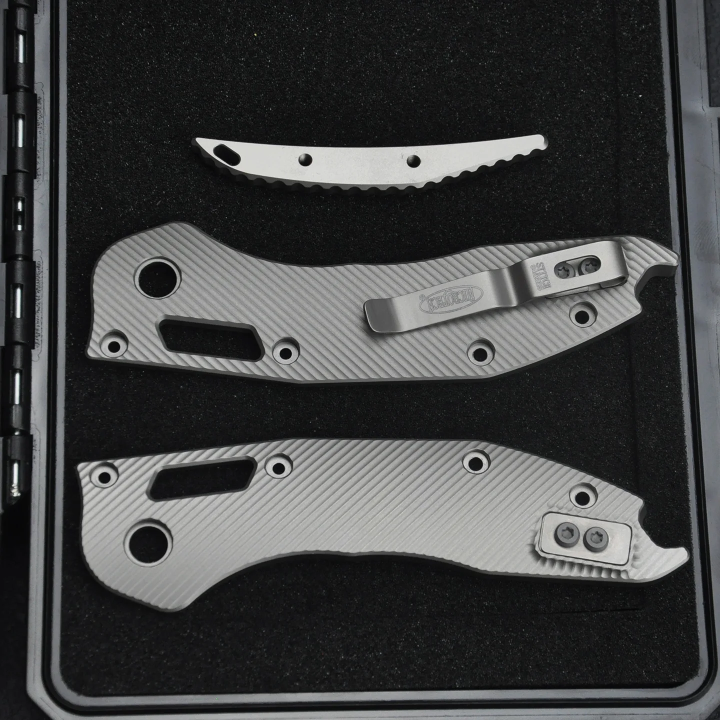 MT Stitch Folding Knife Titanium Handle Full Set Of Accessories EDC  Camping Hiking Portable Pocket Tool Knife Parts