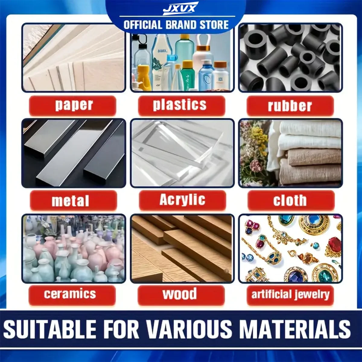 LOOLIFL 50 مللي غراء فائق عالمي عالي الشد للراتنج والسيراميك والزجاج المعدني والقوة الصناعية والتأثير الفوري 100% #5