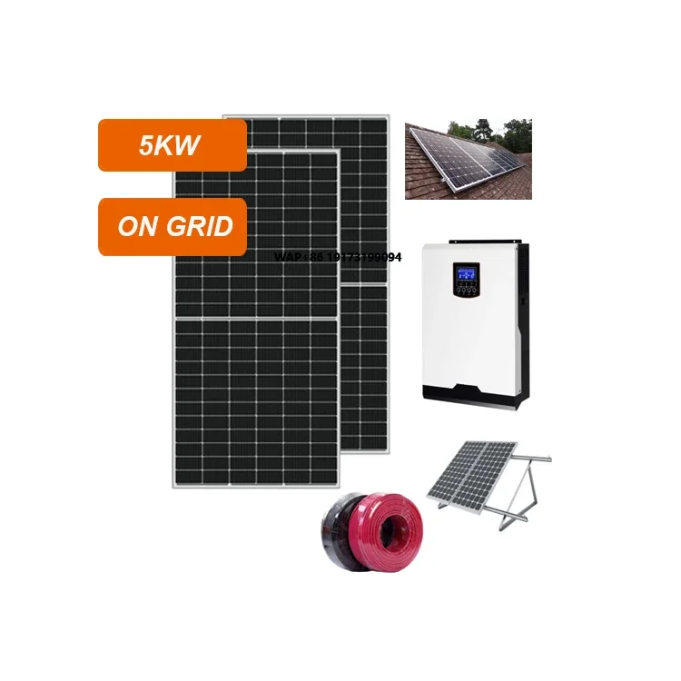 Solar Panel Energy Complete 5000W Solar Panels All in One Power on Grid Solar System 5KW for Home