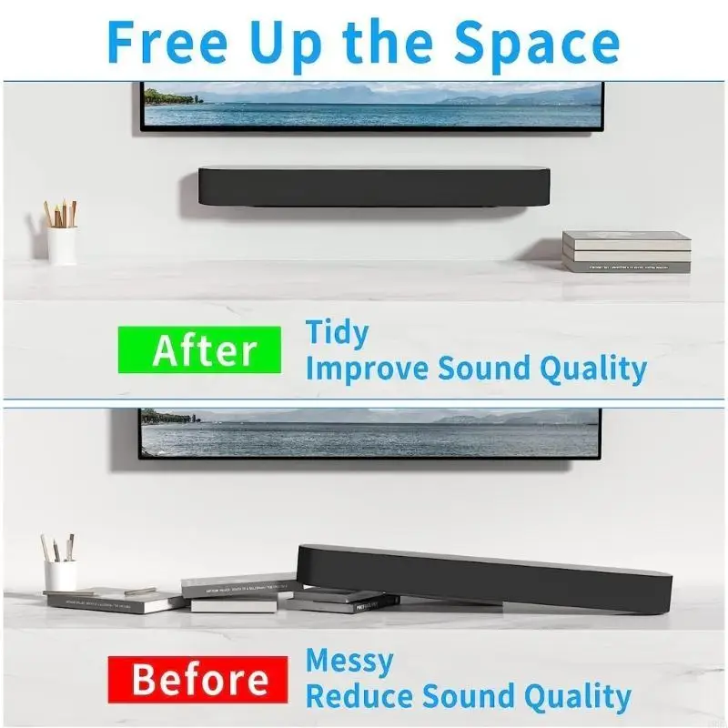 Plataforma prateleira parede metal Space Space para Beam Gen1 Gen 2 Speaker 193a