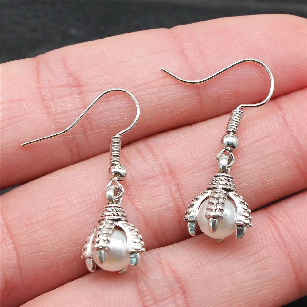 Dragon Claw With Ball Pendant Earrings Women Vintage Drop Earrings Fashion Handmade Jewelry Simple Earring Dropshipping