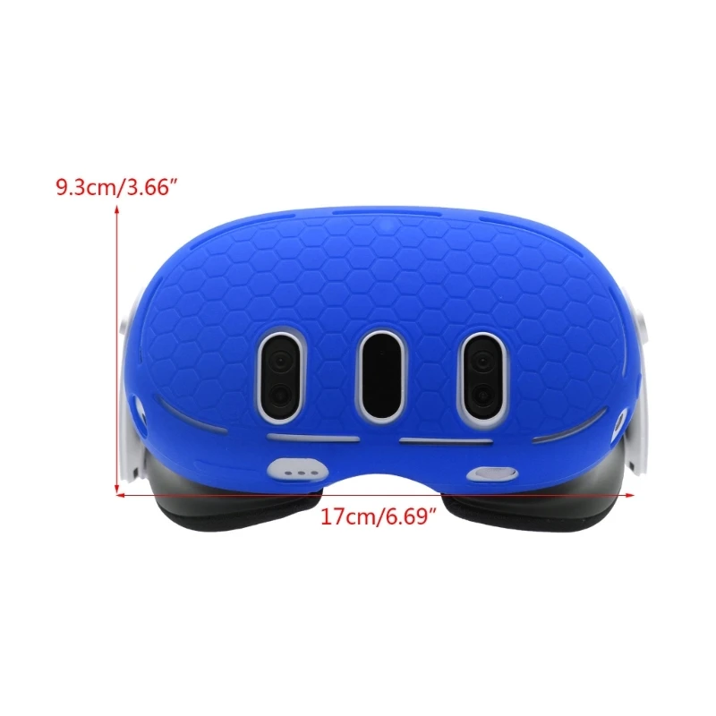 Funda protectora para gafas Quest 3, carcasa antiarañazos, funda protectora silicona repuesto para Quest 3
