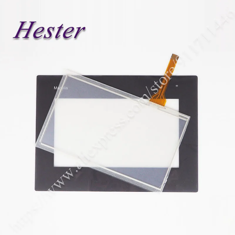 

Touch Digitizer Screen Panel Glass + Protective Film Overlay for HMIGXU3512 HMIGXU3500 Touchpad