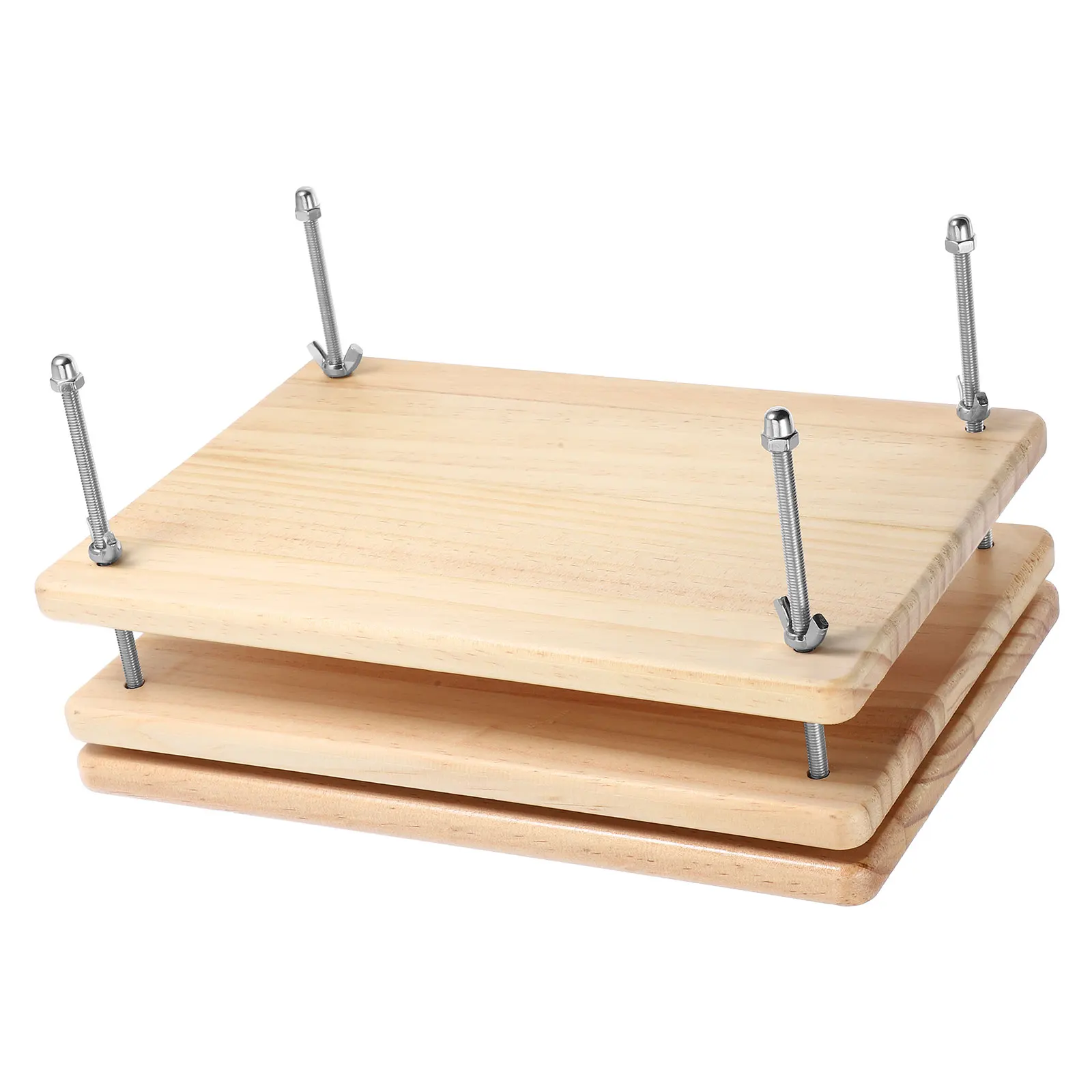 

Wooden Book Tool Machine Device Supplies Sturdy Wood Bookbinding Press Large Manual Paper Press Kitchen Bar Use