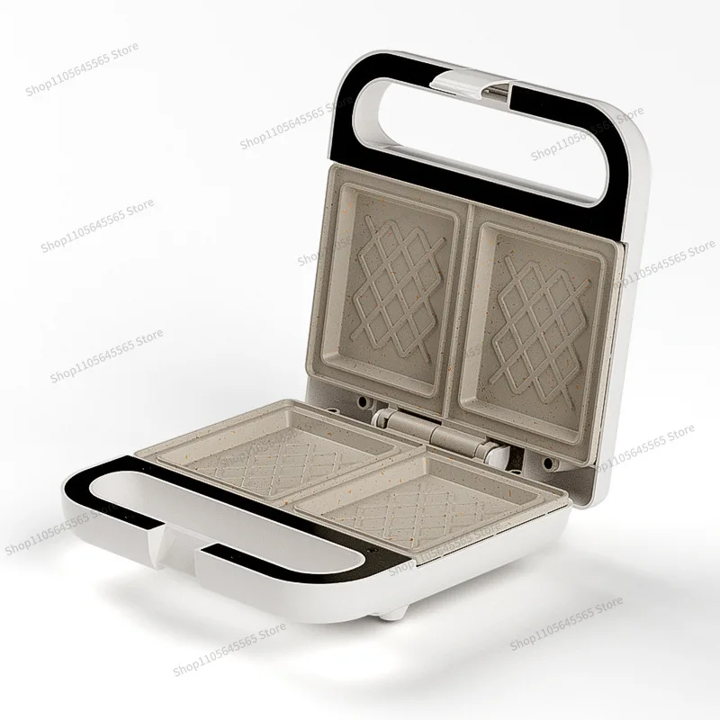 For Two Plate Sandwich Breakfast Maker Household Multipurpose Waffle Light Food Maker Mini Bread Maker