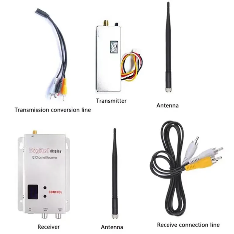 Fpv 1.2G 1W Modul 1000Mw 8ch Zender Tx1000 12ch Ontvanger Rx Combo Tot 3Km Voor Rc Modellen Drone Quad Verbetering Booster