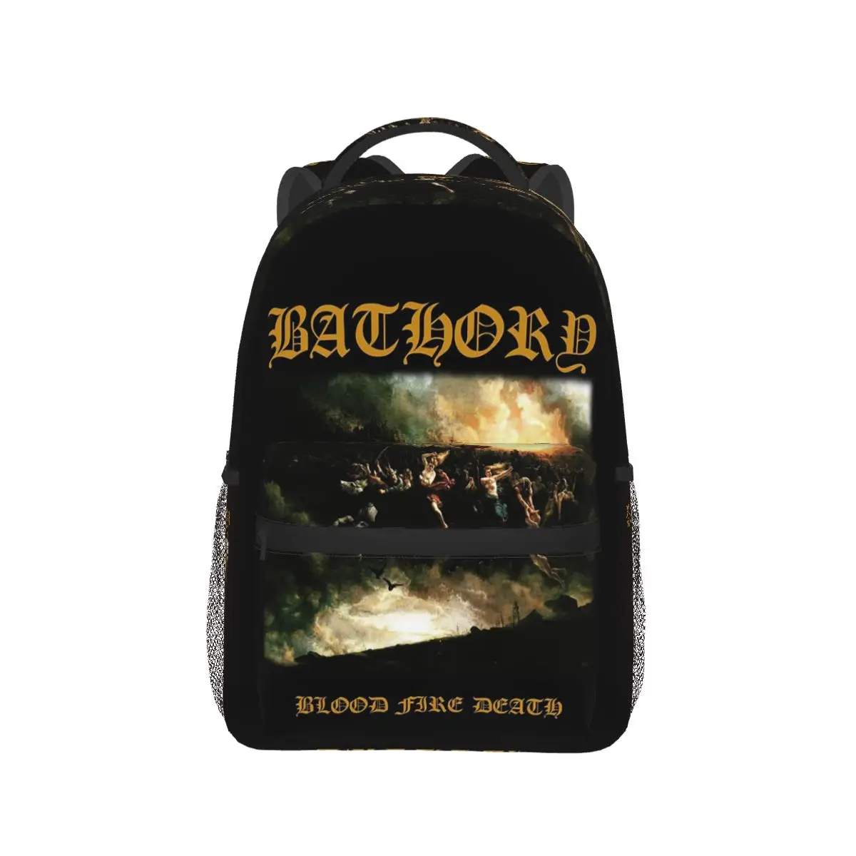 

Band Bathory Black Metal Backpack Hot Sale Daypack Large Capacity Kids BookBag School Bag Shoulder Bags for Men Women