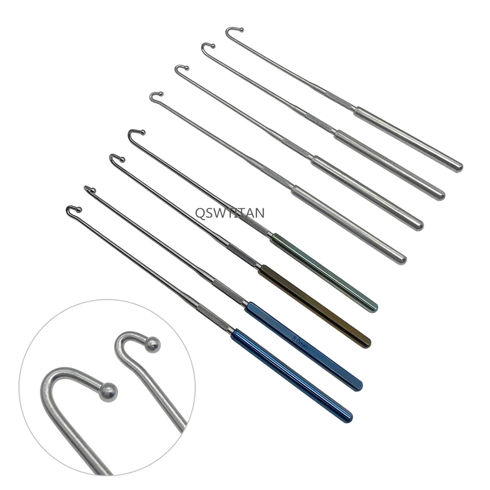 Uterine hook Animal Ovariectomy Spay Snook Dogs Cats Veterinary Orthopedic Instruments 1pc