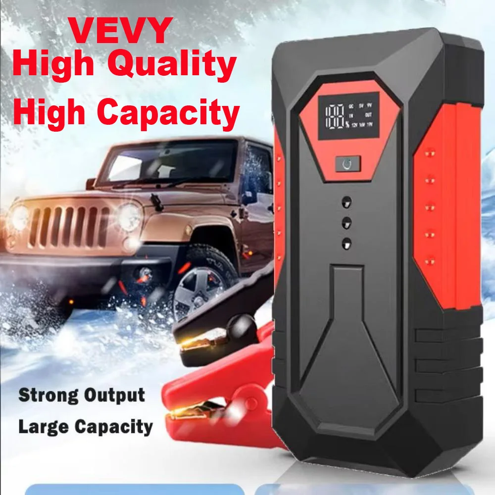 Portable Car Jump Starter Power Bank Car Booster Charger 12V Starting Device Petrol Diesel Car Emergency Booster