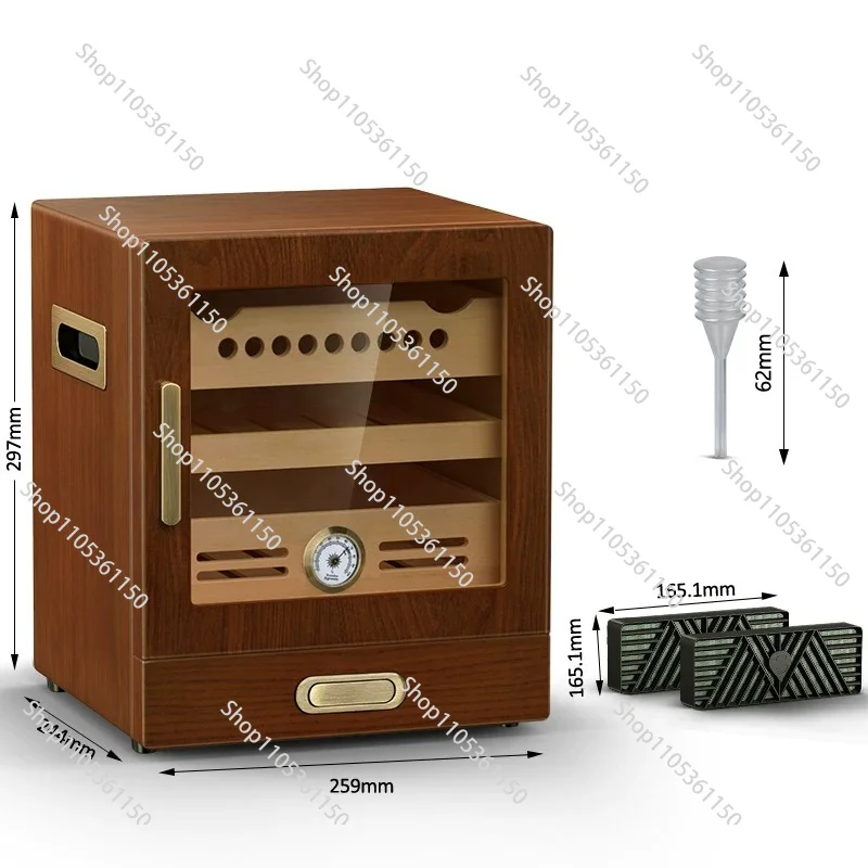 Imported Cedar Wood Cigar Moisturizer Household Mini Small Professional Cigar Case