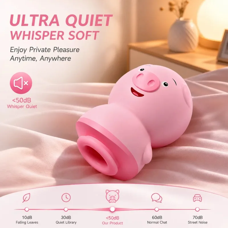 Soft Suction Vibration Massager Portable Body Relax Toy Personal Care Stimulator for Female Daily Use view 5
