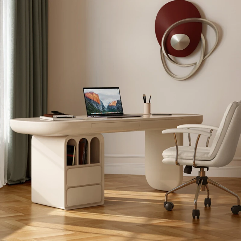 

Room Desks Study Desk Table Writing Workstation Multifunctional Corner Office Workshop Sofa Side Tavolo Home Computer Modern