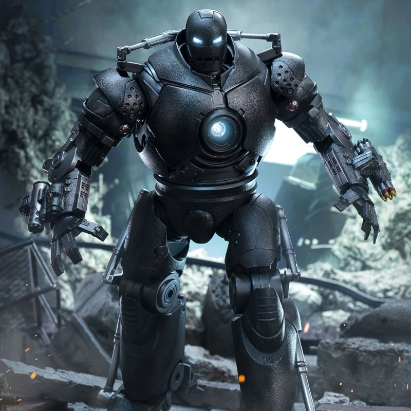 Original ZDTDS Iron Man Tony Stark Whiplash Blacklash Iron Monger MK3 Action Figure Sammlung Film Modell Puppe Spielzeug WEIHNACHTEN Geschenke – Detail 2