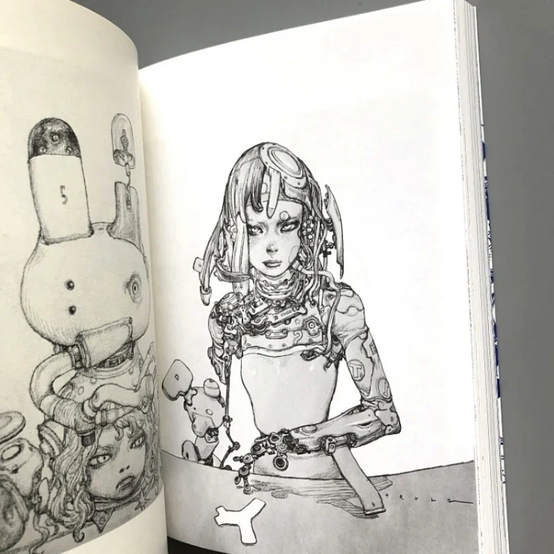 Terada Katsuya Libro di schizzi originale Libro da disegno Libro d'arte Versione giapponese
