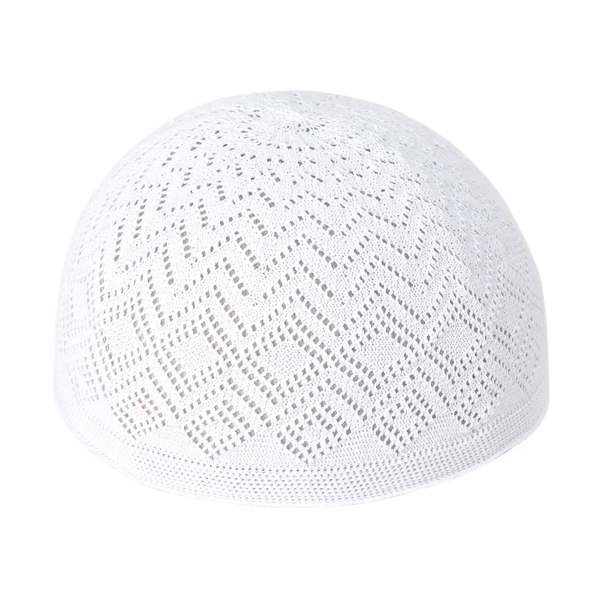 Islamic Muslim Hats for Men Cotton Prayer Hats Crochet Skull Caps for Men Breathable Arabic Beanie Muslim Clothing view 3