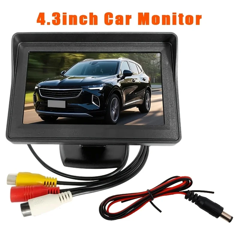 4.3 Inch LCD Car Parking Aid System Monitor Display Car Screen Automotive Backup Camera Monitor for Truck Pickup SUV Van
