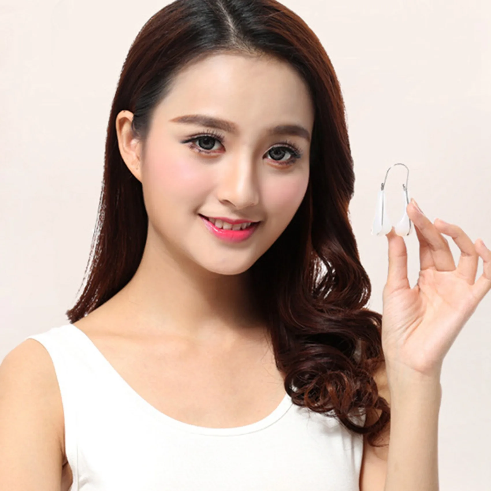 ABVI-2 Pc doux magique Silicone nez Shaper pince de levage nez pont façonnage correcteur nez vers le haut minceur masseur clair