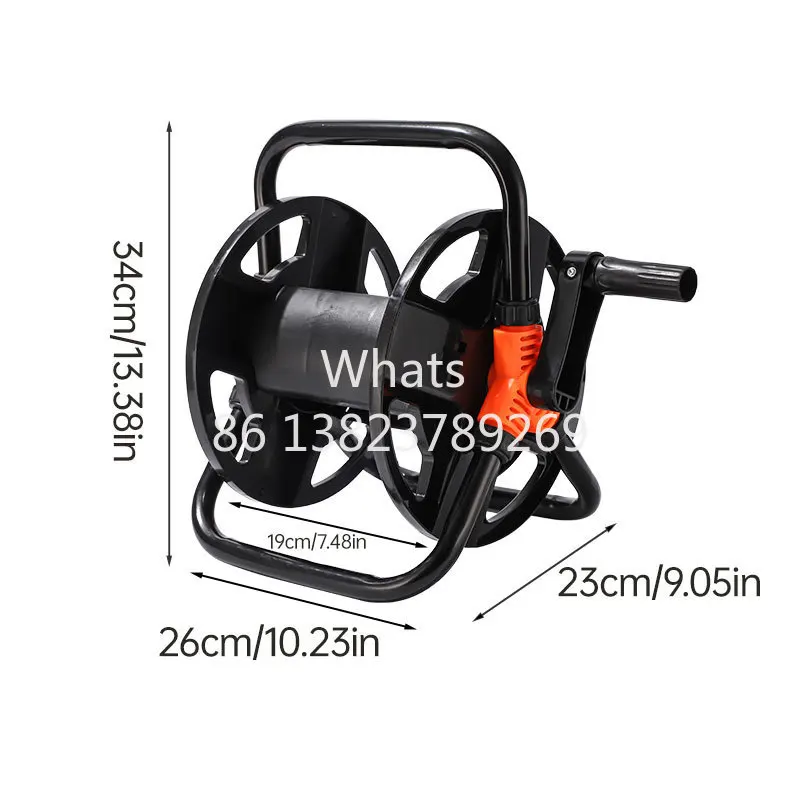 Garden Hose Reel Cart Portable Hand‑Push Water Pipe Storage Rack Organizer Garden irragation Accessory