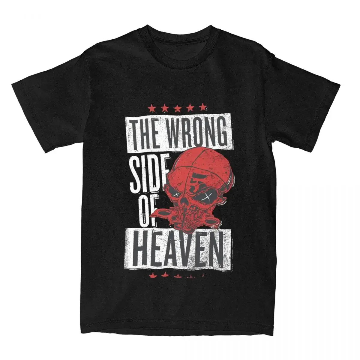 Men Streetwear Pure Cotton T-Shirts O-Neck Tees Casual  Clothes style Five Finger Death Punch-the Righteous Side Of Hell T Shirt