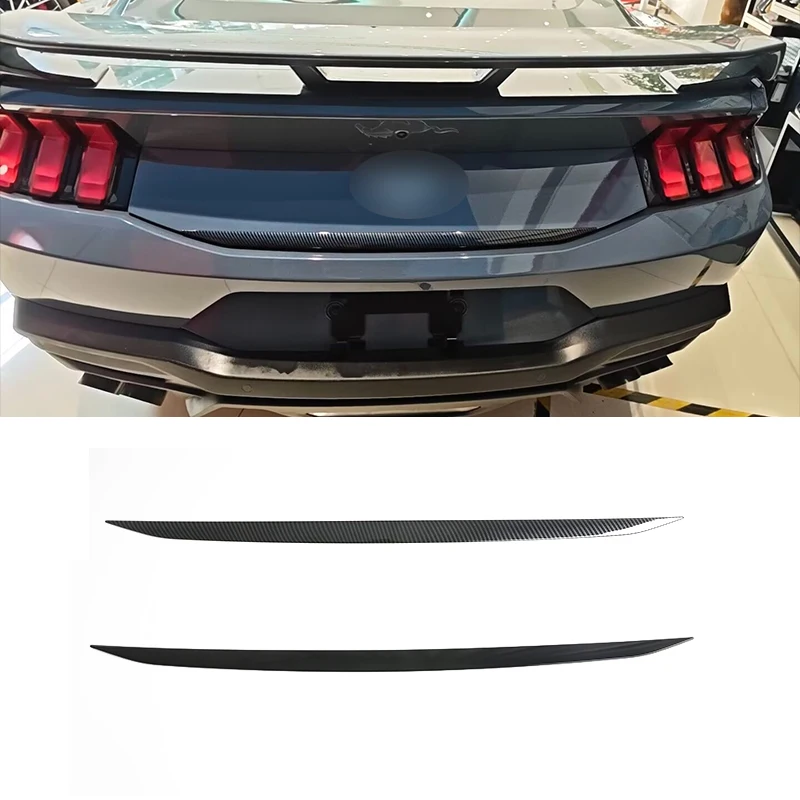 Декоративная накладка на заднюю дверь багажника для Ford Mustang 2024 года, защитная наклейка на молдинг багажника, внешние детали кузова