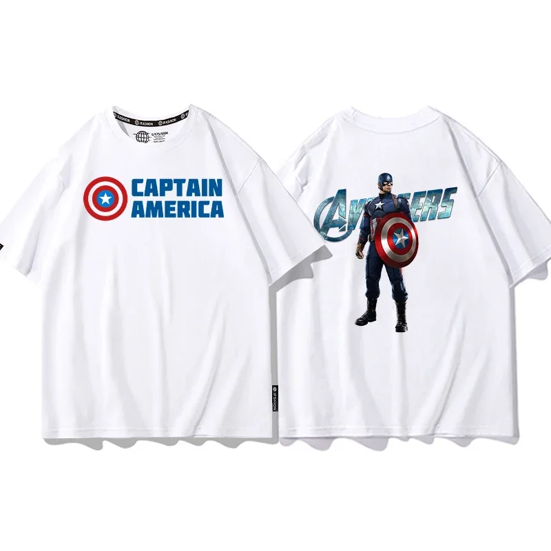 

Marvel Deadpool & Wolverine T Shirts Accessories Men Women's Pure Cotton Fashion for Male T-shirt Short Sleeve Clothing Summer