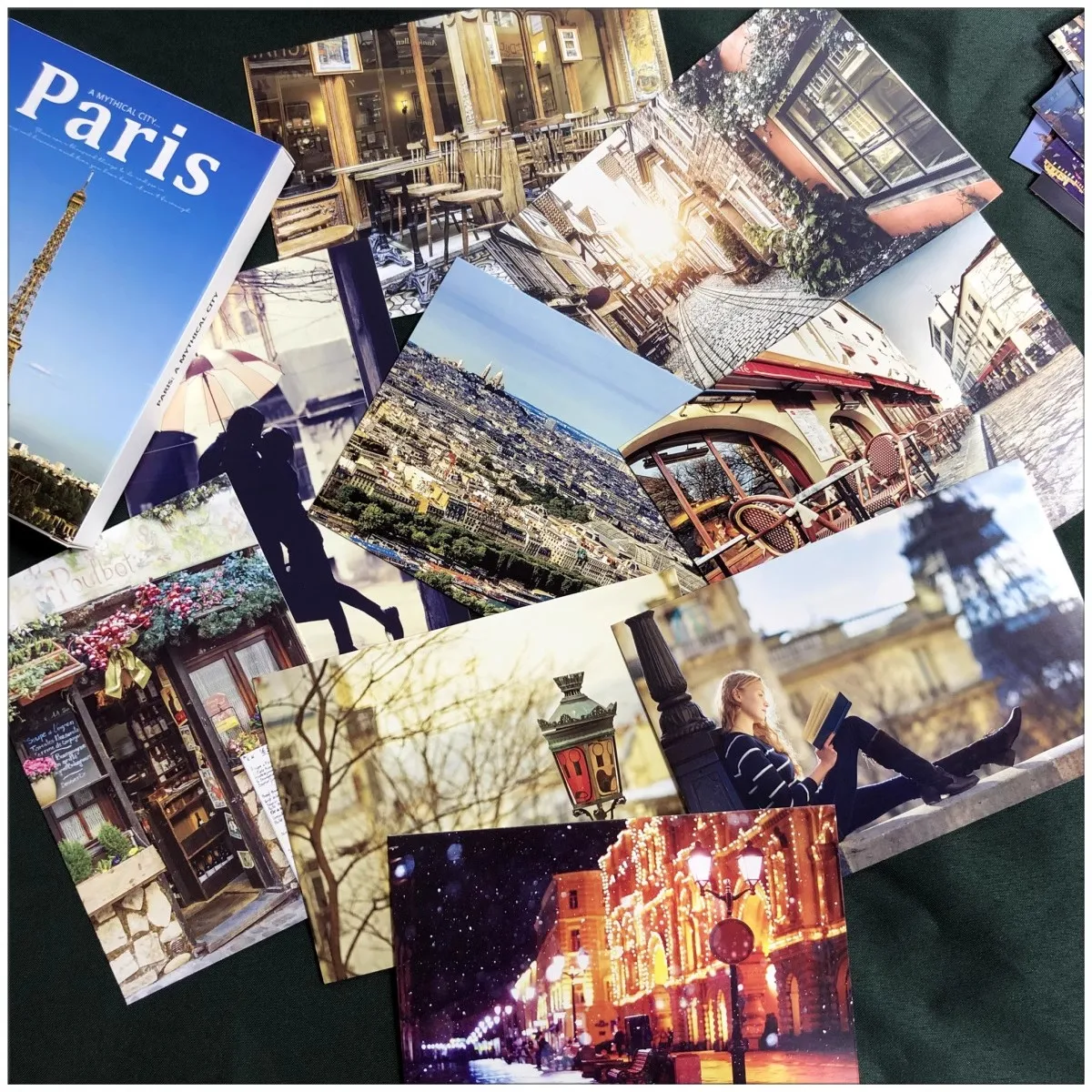 

‌30PCS Paris Travel Postcards Set - Eiffel Tower & Seine River Scenery Greeting Cards Romantic Travel Gifts