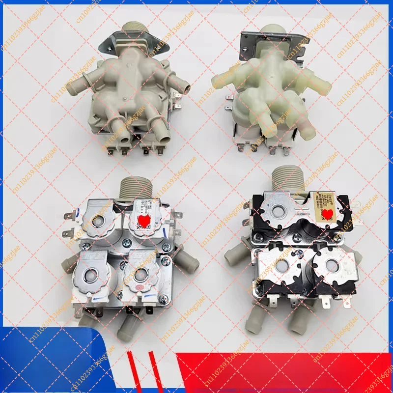 1PC Solenoid Valve DC12V AJU75412402 5521ER1002M for LG Washing Machine, 1-In-4-Out Inlet Replacement Part
