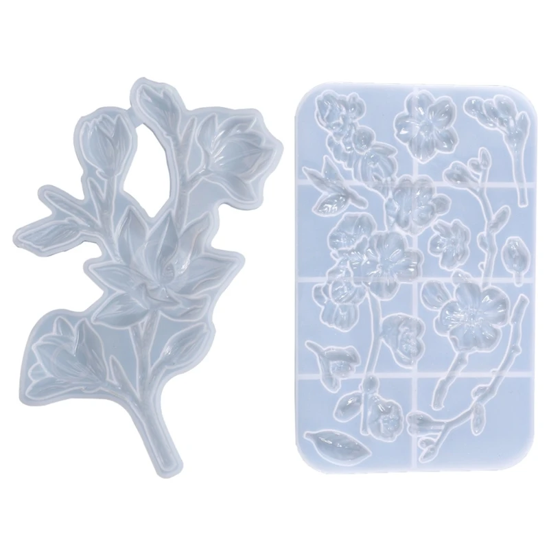 

Flower Epoxy Resin Mold Floral Silicone Molds Wall-Decor Mold for Home/Outdoor