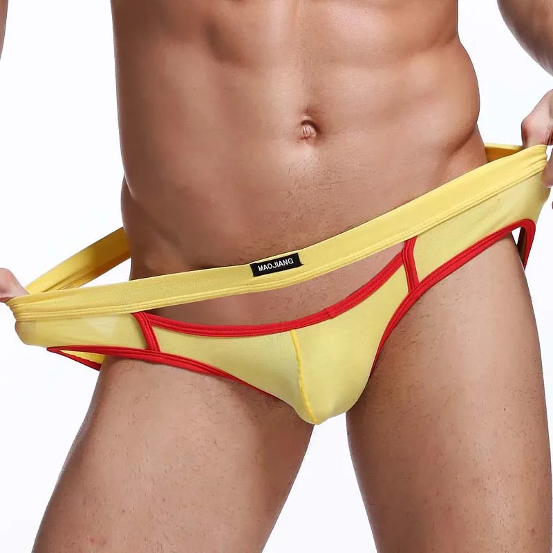 ملابس داخلية للرجال مثيرة ومفرغة ذات سيور رفيعة ومنخفضة الارتفاع ملابس داخلية للرجال بحزام رياضي ملابس داخلية مثيرة #4