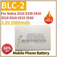 New Replacement Mobile Phone Battery BLC-2 3.6V1000mAh for Nokia 3310 3330 3410 3510 5510 3315 3530 3335 36853350 3510 6650 6800