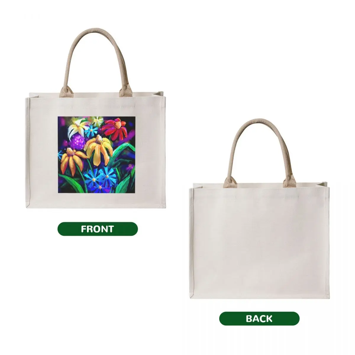 Summer Bouquet Tote Bag women bag tote bag woman Women's shopper Lady