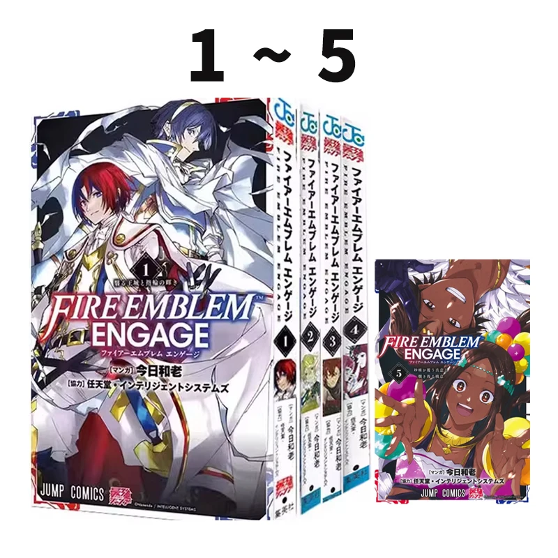 

Fire Emblem 1-5 Heroes Character Art Book Japanese Edition Engaga Manga Complete Guide Book Pre-Order