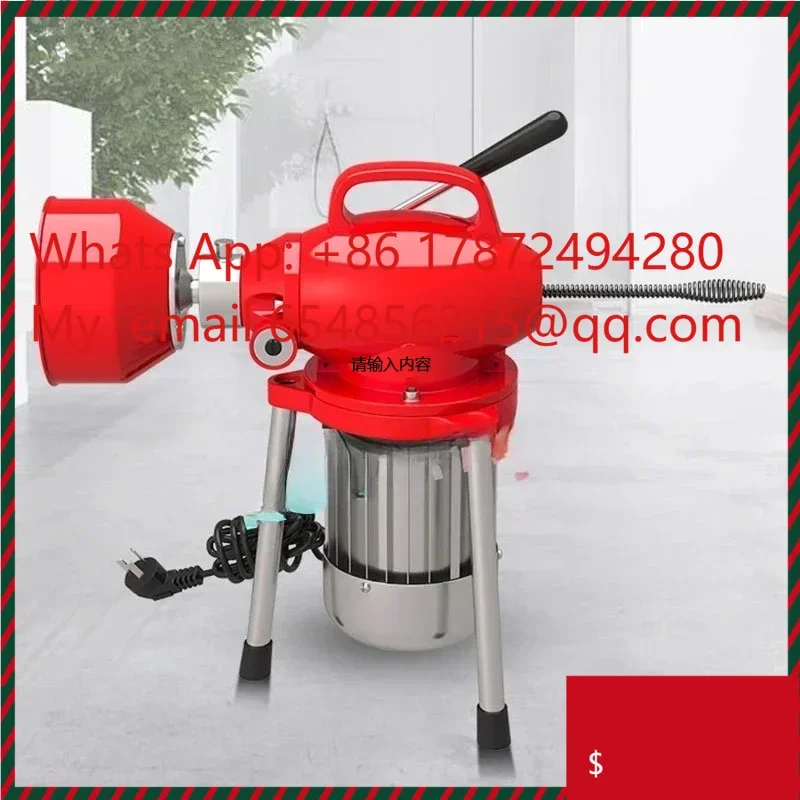 Electric Sewer Pipe Dredging Machine Toilet Kitchen 220V Cleaning Machine Toilet lock new product electric sewer
