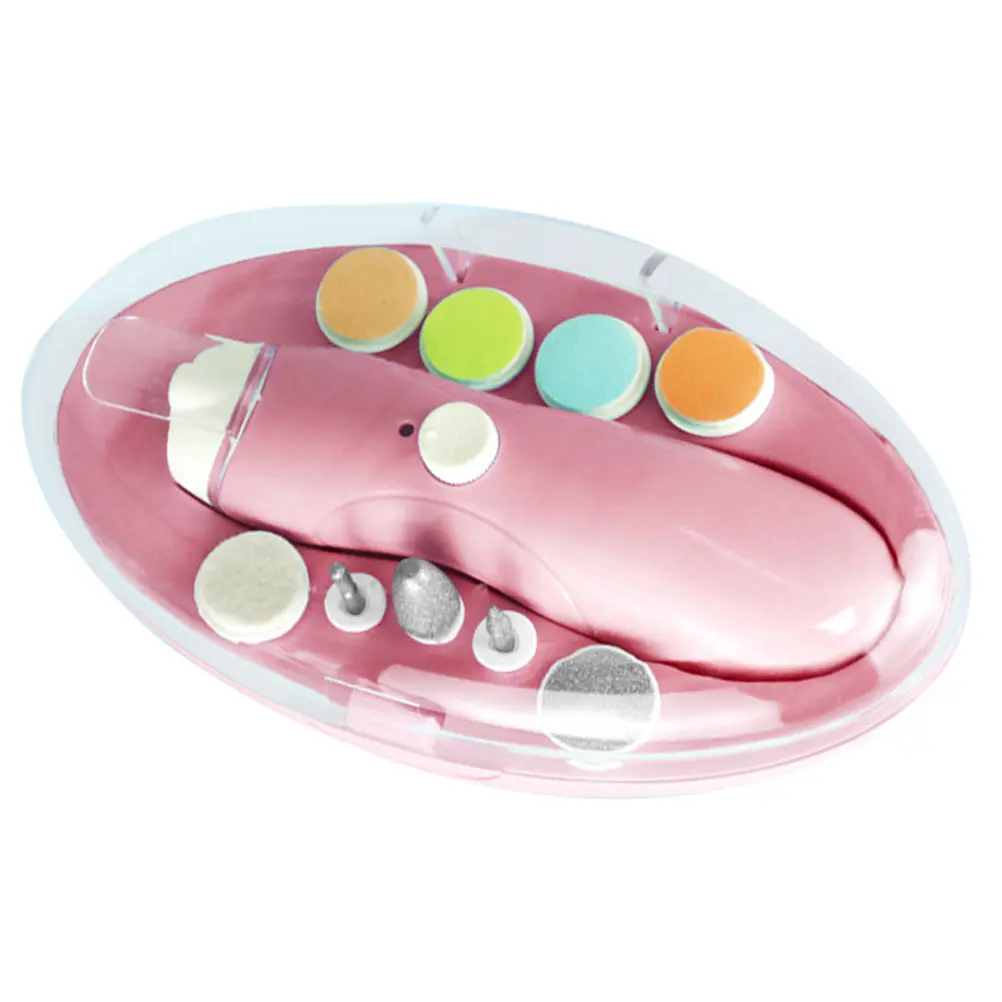 

Electric Nail Grinder Compact ABS Resin Pedicure Tool Kit Pink USB Charging Children Manicure Set Nail Polish Sharpener File
