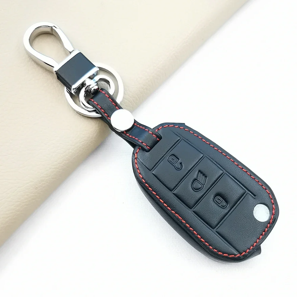 Flip Floding Car Key Case Cover For Citroen C4L CACTUS C5 C3 C6 C8 Picasso Xsara For Peugeot 3008 308 RCZ 508 408 2008 Shell