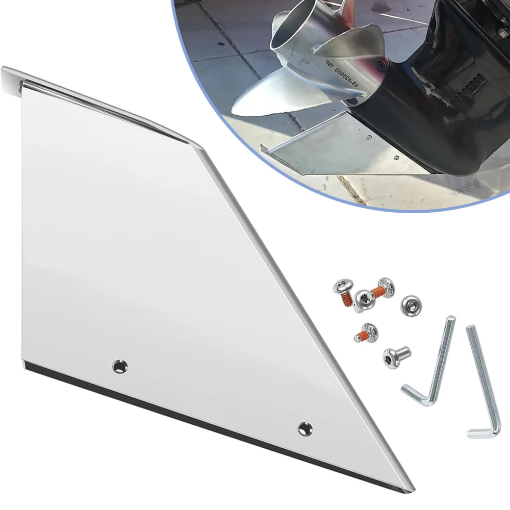 

27412Guard Skeg Protector Kit Marine-Grade Stainless Steel for Mercury200-225-250-300HP 4Stroke ProXS Torque Master4.6L V8 4.8"T