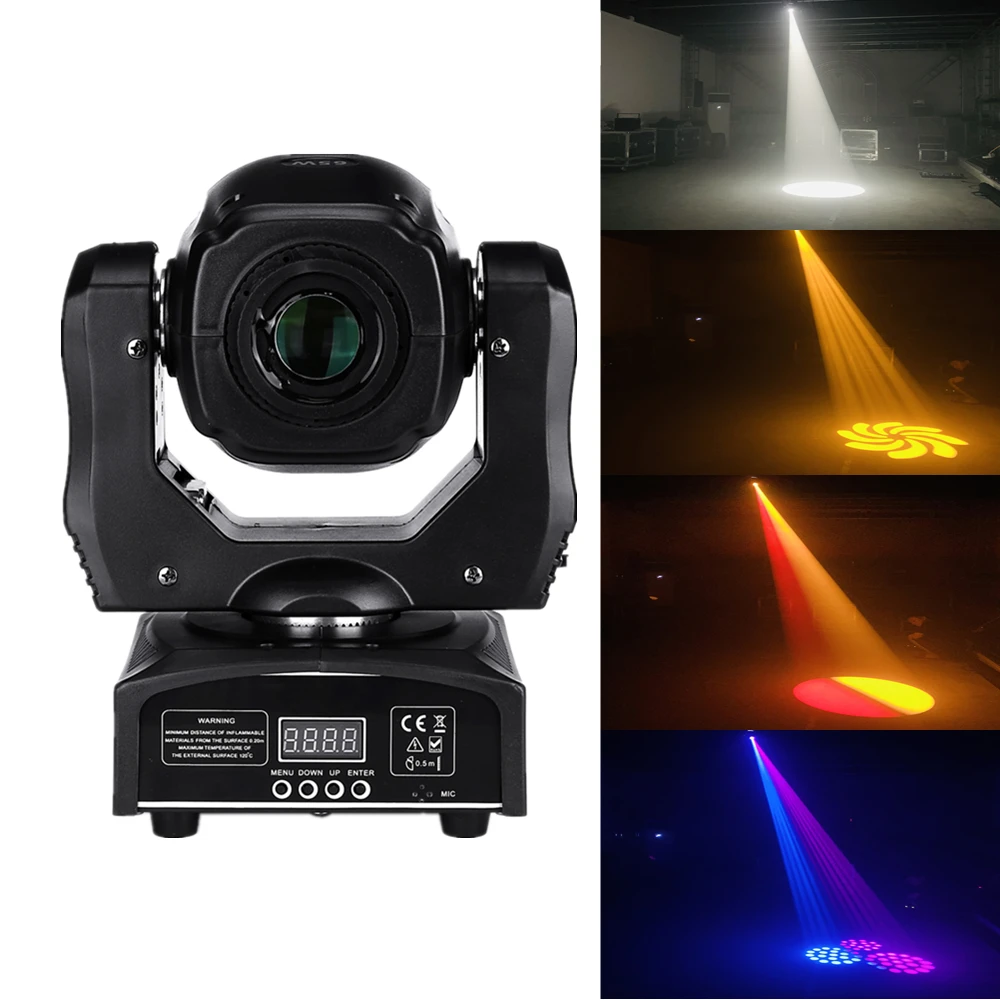 4pcs Moving Head Spot Light 75w LED Gobos Light Flight Case DMX Club DJ Audience Stage Lighting Party Disco Party Lights