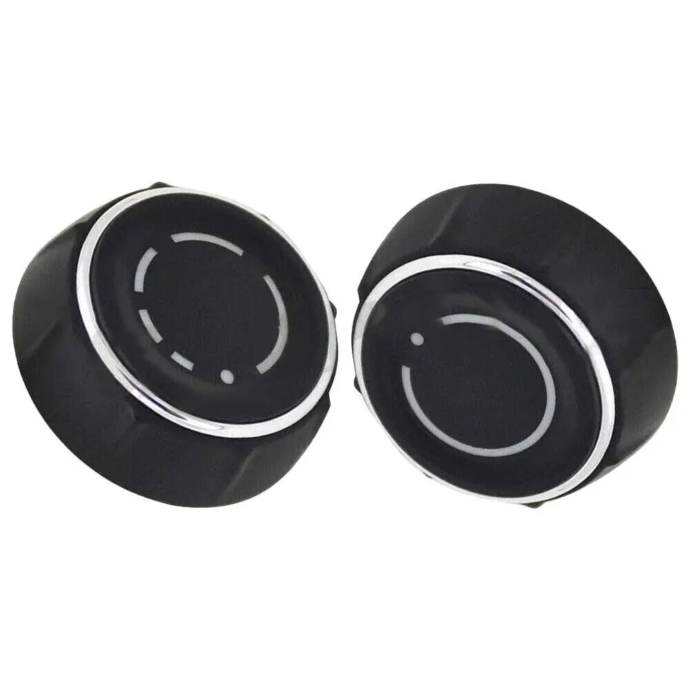 1 Pair Volume Knob Black 97064292901 97064293001 For Boxster 981 Spyder Cayman 981C GT4 Carrera 991.1 Cayenne 958 Macan