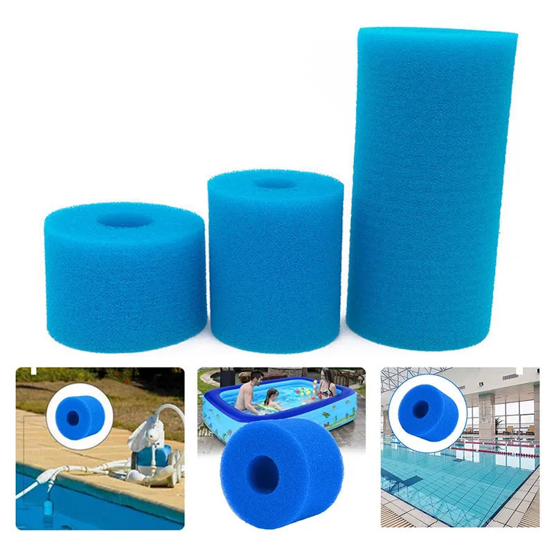 Aquarium Sponge Filter Skimmer Anti-blocking Fouling Column Water Filter Sponge Tube For Fish Tank Pond or Swimming Pool