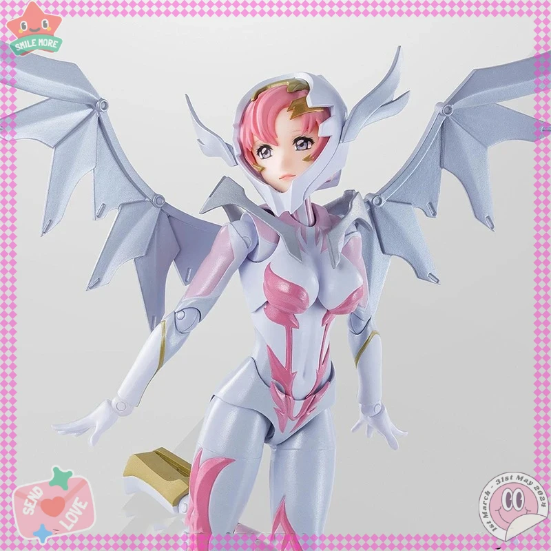 

Bandai Original Genuine in Shock LACUS CLYNE Pilot Suit Ver RIDE-ON SET Character Model Toy Gift Collection