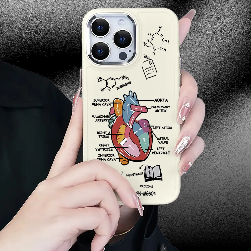 

Heart Commentary patterns Phone Case for iPhone16Pro Max /iPhone16Pro/iPhone16/16 Plus to iPhone11 12 13 14 15 series