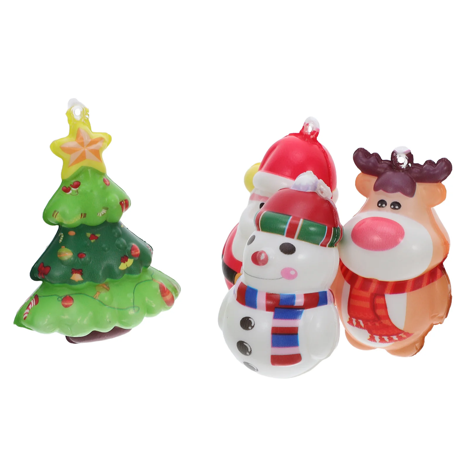 12個入り クリスマスツリー ストレスボール 握り心地良い フィジェット デスクグッズ 子供 大人向け 圧力緩和 ホリデーパーティーの記念品 減圧グッズ