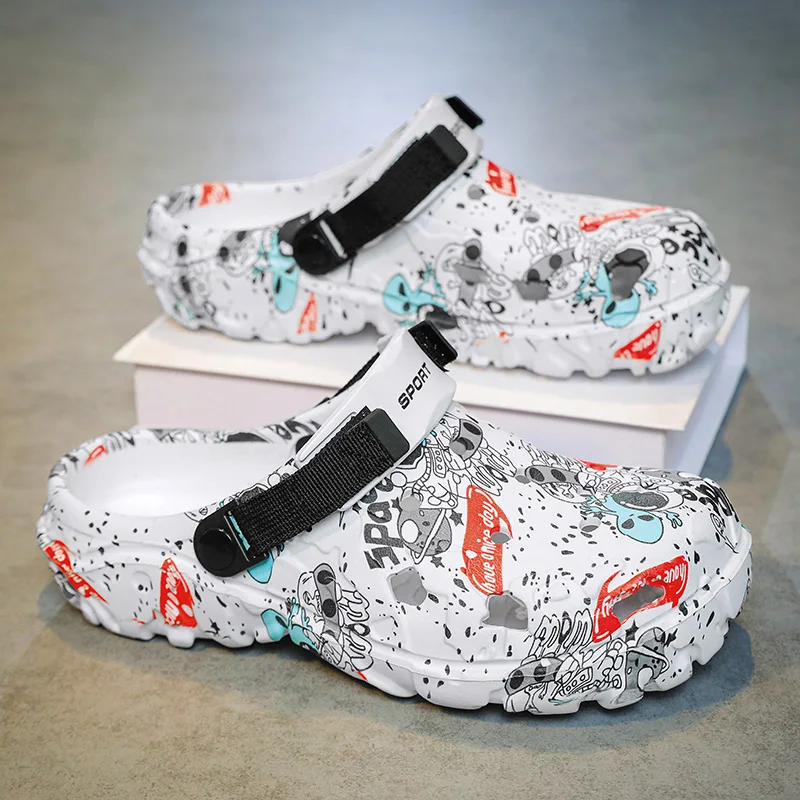 

Summer Men's EVA Water Shoes Non-Slip Quick-Dry Outdoor Sandals Lightweight Breathable Beach Hiking Slippers for Men Fishing