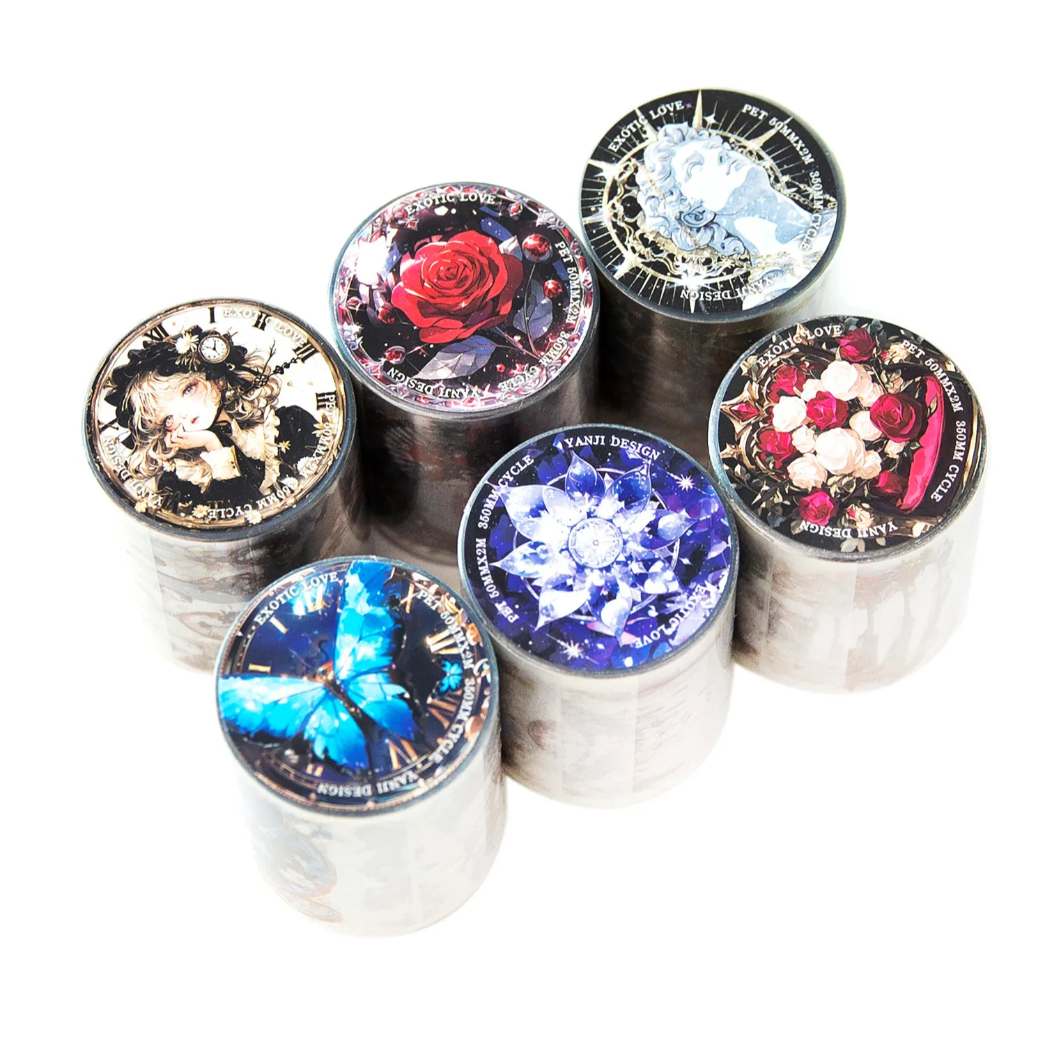1 pz/lotto nastri adesivi decorativi un affare esotico Scrapbooking adesivi Scrapbooking fai da te