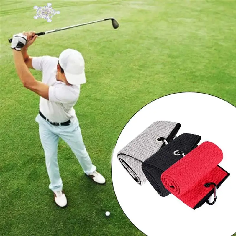 

15.7X23.6Inch,5 Pack Soft Fiber Towels With D Clip For Golf Lovers Golf Accessories